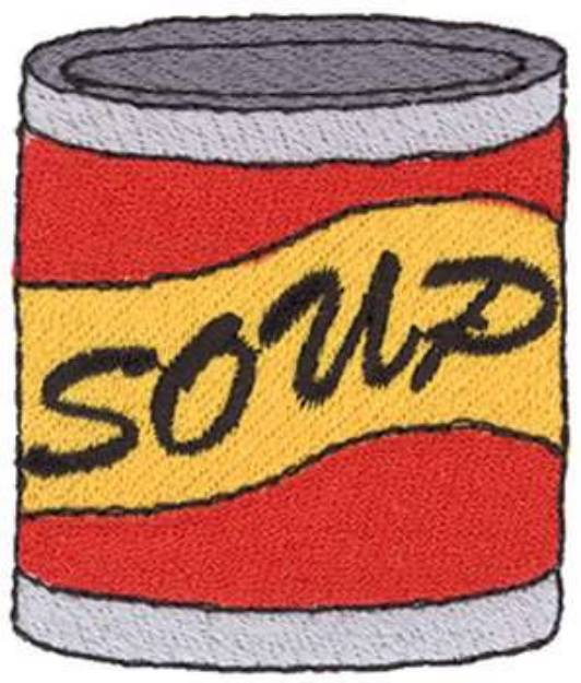 Picture of Soup Machine Embroidery Design
