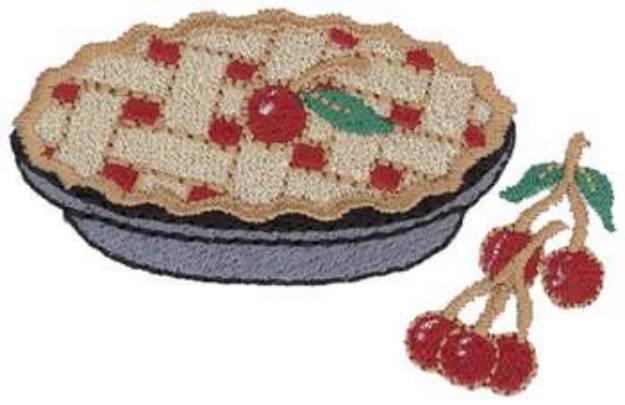 Picture of Cherry Pie Machine Embroidery Design