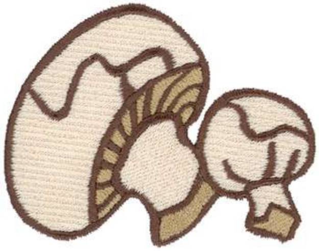 Picture of Mushrooms Machine Embroidery Design