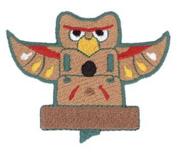 Picture of Totem Pole Birdhouse Machine Embroidery Design