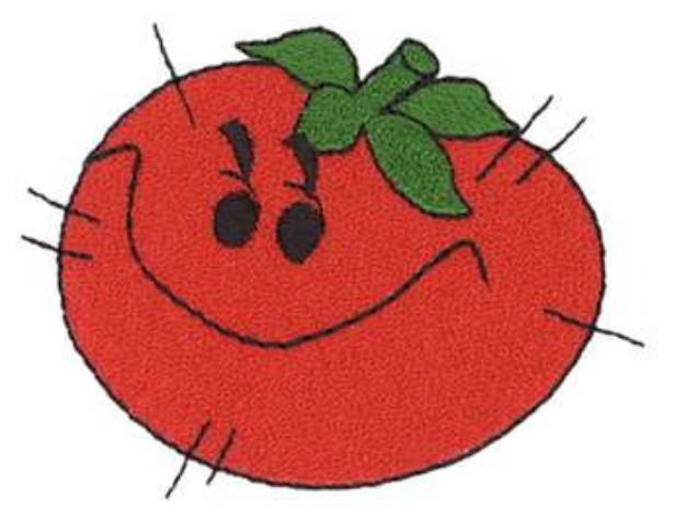 Picture of Patcwork Tomato Machine Embroidery Design