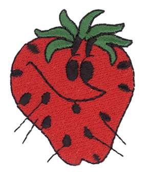 Patcwork Strawberry Machine Embroidery Design