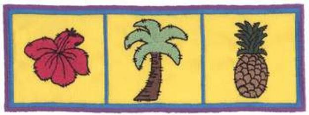 Picture of Hawaiian Quilt Machine Embroidery Design