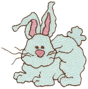 Bunny Rabbit Machine Embroidery Design