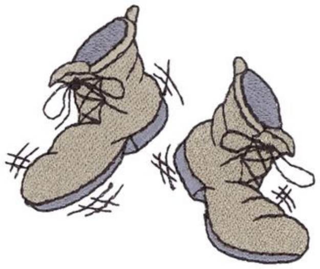 Picture of Dancing Shoes Machine Embroidery Design