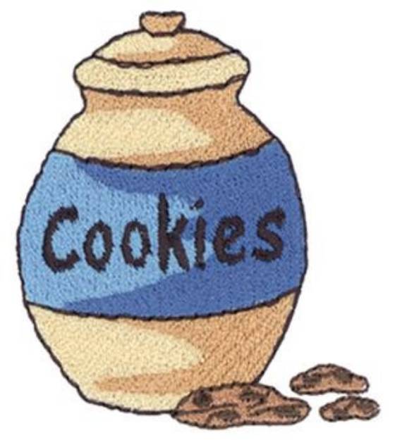 Picture of Cookie Jar Machine Embroidery Design