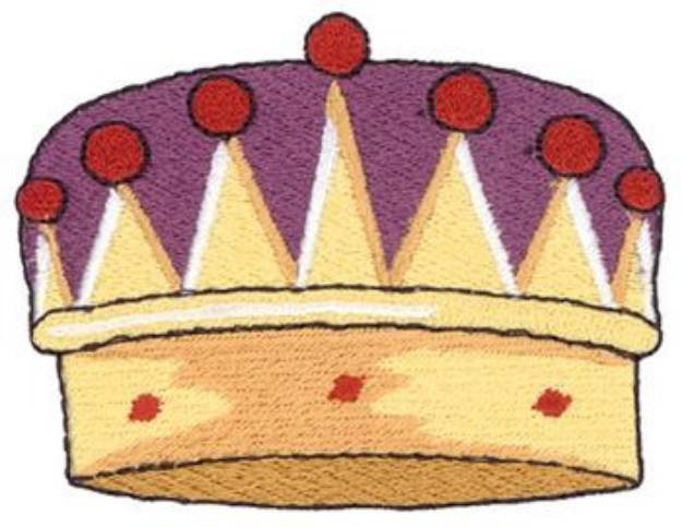 Picture of Kings Crown Machine Embroidery Design