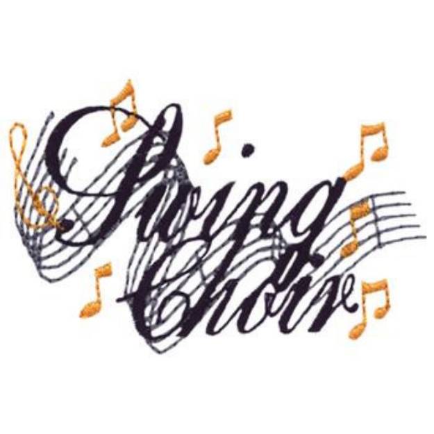 Picture of Swing Choir Machine Embroidery Design