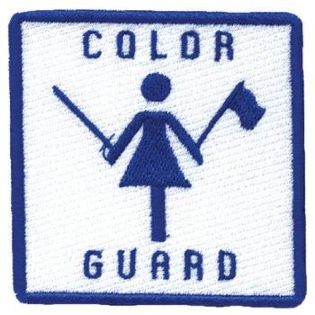 Picture of Color Guard Machine Embroidery Design