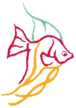 Angelfish Machine Embroidery Design