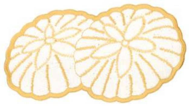 Picture of Sand Dollar Applique Machine Embroidery Design