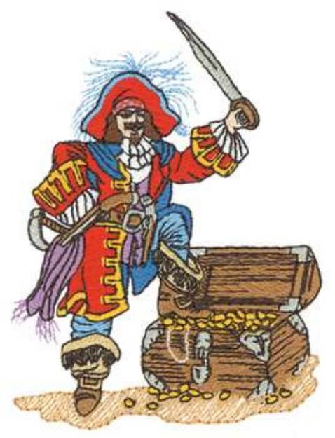 Picture of Pirate Plunder Machine Embroidery Design
