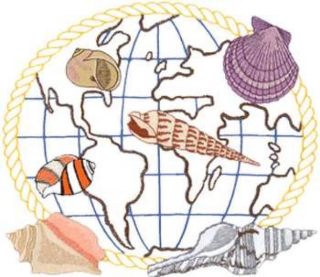 Picture of World Of Shells Machine Embroidery Design