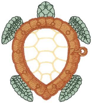 Turtle Porthole Machine Embroidery Design