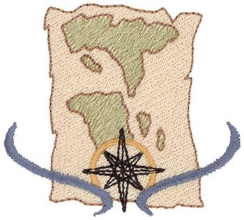 Map Design Machine Embroidery Design
