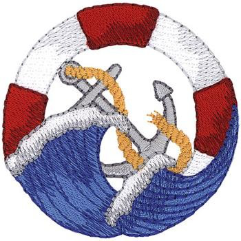 Coast Guard Logo Machine Embroidery Design