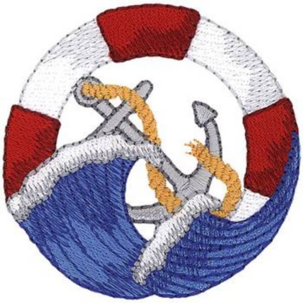 Picture of Coast Guard Logo Machine Embroidery Design