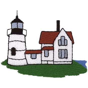 Cape Cod Lighthouse Machine Embroidery Design