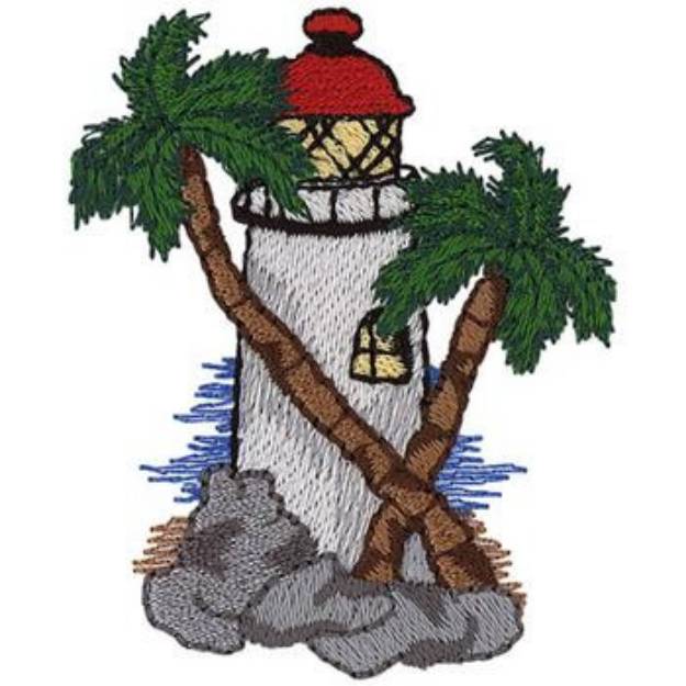 Picture of Lighthouse Island Machine Embroidery Design