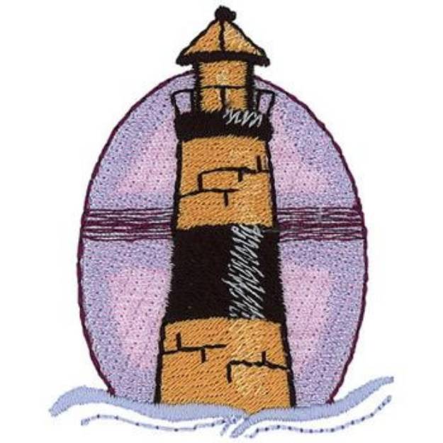 Picture of Great Lakes Lighthouse Machine Embroidery Design