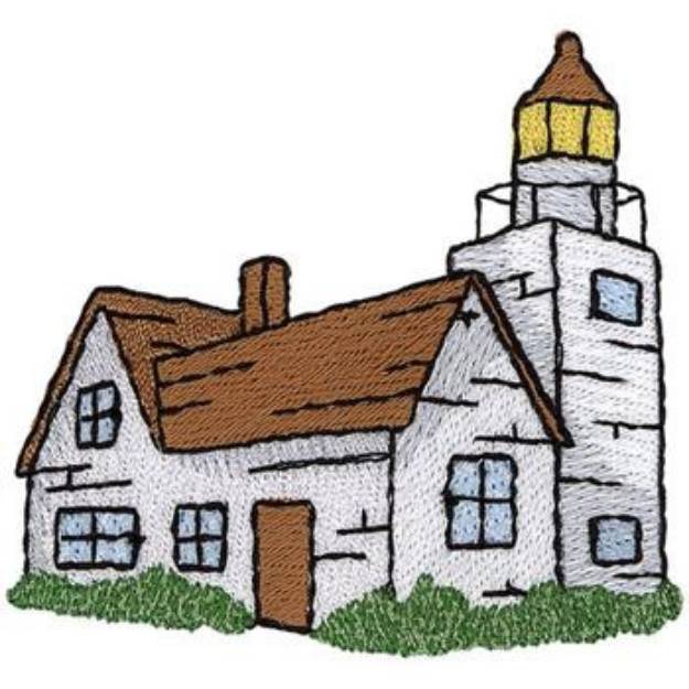 Picture of Cape Cod Lighthouse Machine Embroidery Design