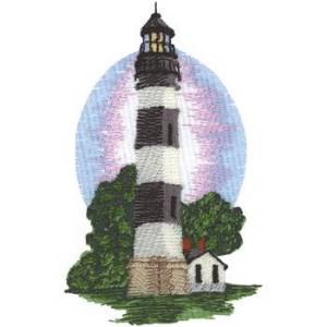 Picture of Bodie Island Lighthouse Machine Embroidery Design