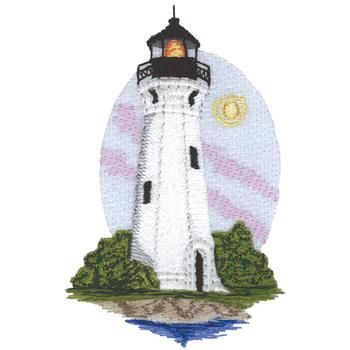 Skillagalee Lighthouse#1 Machine Embroidery Design