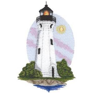 Picture of Skillagalee Lighthouse#1 Machine Embroidery Design