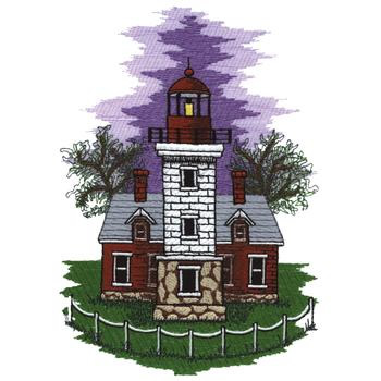 Dunkirk Lighthouse Machine Embroidery Design