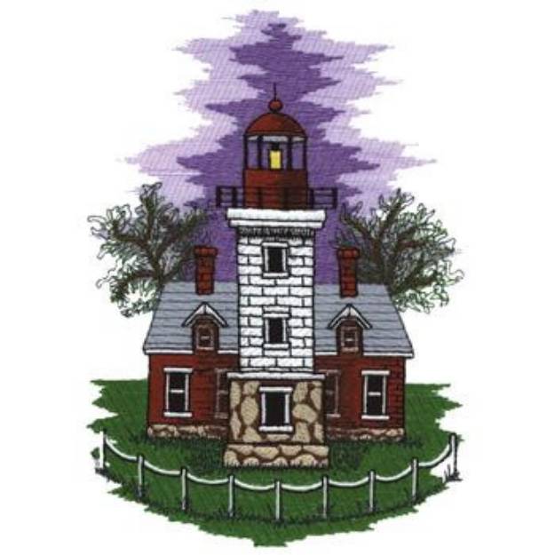 Picture of Dunkirk Lighthouse Machine Embroidery Design