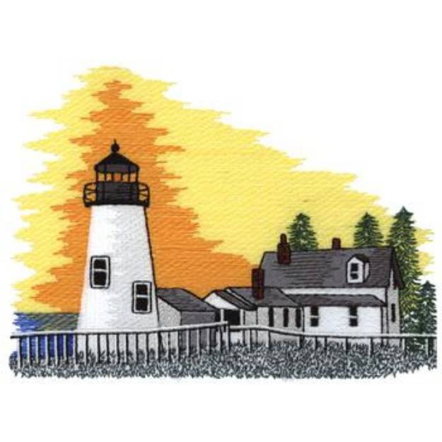 Picture of Penaquid Point Machine Embroidery Design