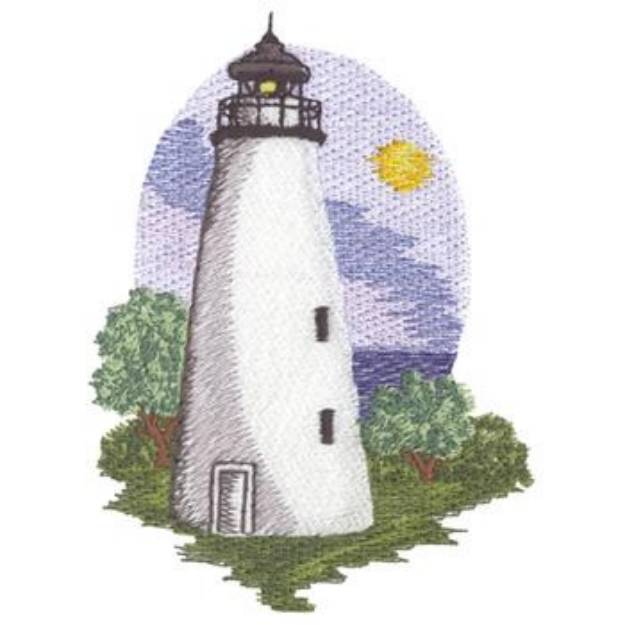 Picture of Ocracoke Lighthouse Machine Embroidery Design
