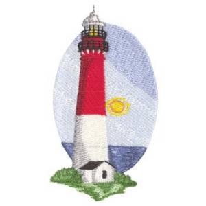 Picture of Barnegat Lighthouse Machine Embroidery Design