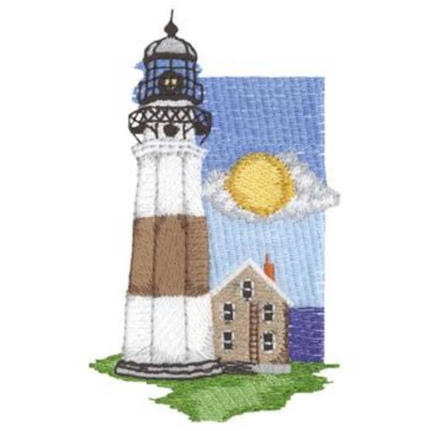 Picture of Montauk Point Machine Embroidery Design
