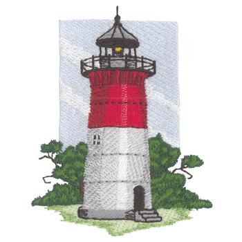 Nauset Lighthouse Machine Embroidery Design