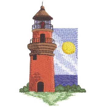 Gayhead Lighthouse Machine Embroidery Design