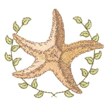 Starfish Machine Embroidery Design