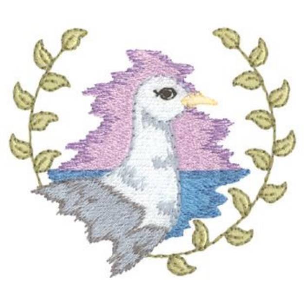 Picture of Seagull Machine Embroidery Design