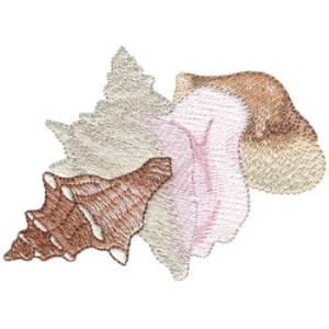 Picture of Conch Shells Machine Embroidery Design