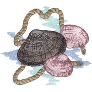Picture of Clam Shells Machine Embroidery Design
