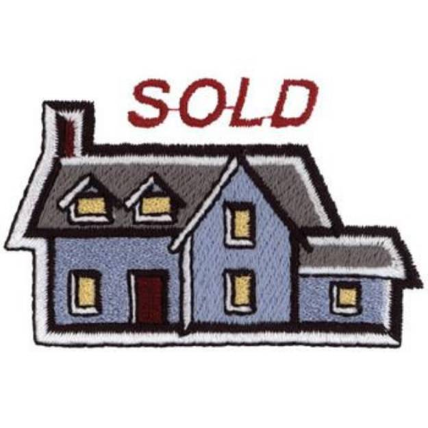 Picture of Sold House Machine Embroidery Design