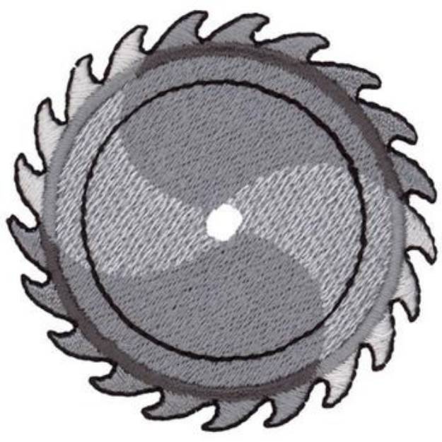 Picture of Circular Saw Blade Machine Embroidery Design
