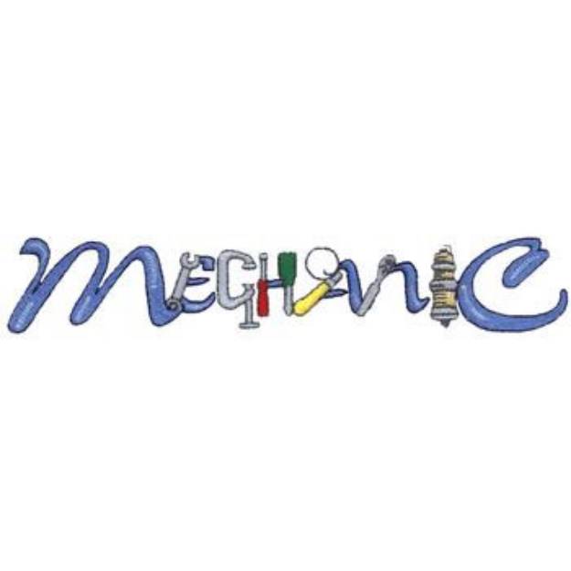 Picture of Mechanic Machine Embroidery Design