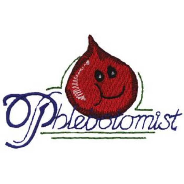 Picture of Phlebotomist Machine Embroidery Design