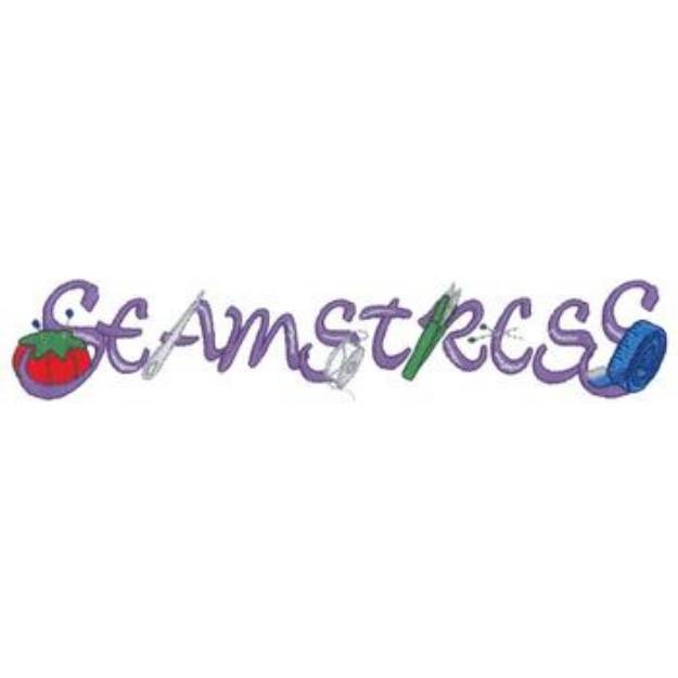 Picture of Seamstress Machine Embroidery Design