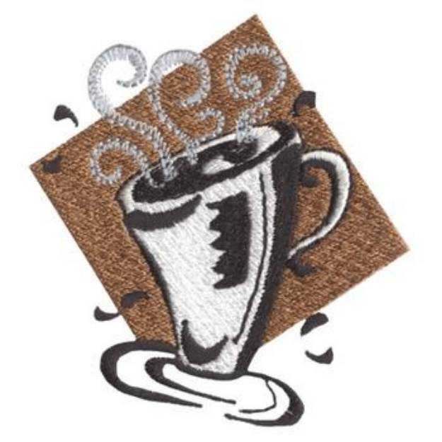 Picture of Coffee Machine Embroidery Design