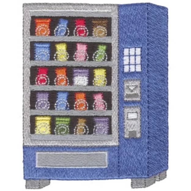Picture of Vending Machine Machine Embroidery Design