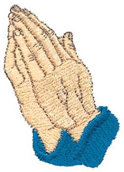 Praying Hands Machine Embroidery Design