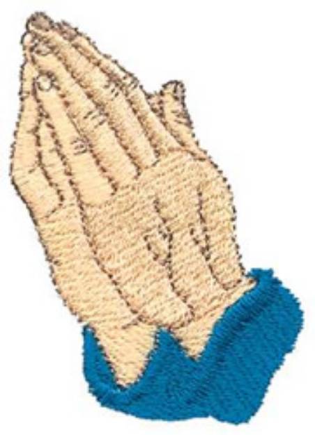 Picture of Praying Hands Machine Embroidery Design