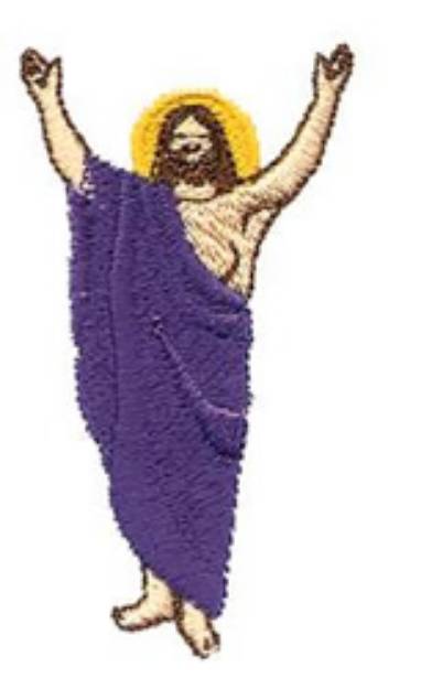 Picture of Jesus Machine Embroidery Design